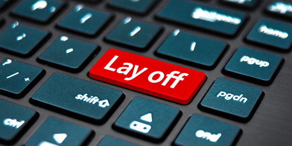 Keyboard avec les mots licenciement